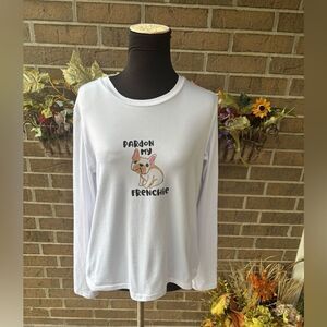 Weekend Edition Pardon My Frenchie Long Sleeve Tee